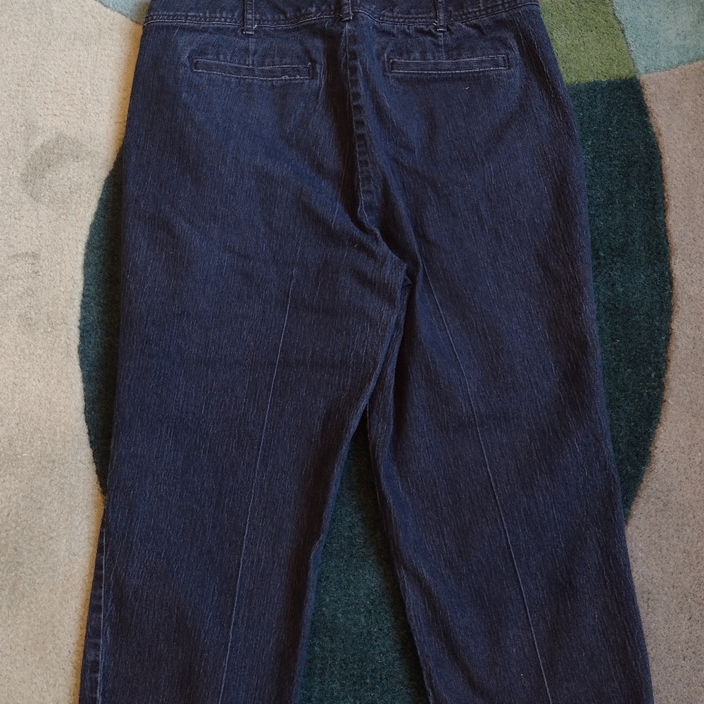Christopher & Banks denim crop jeans size 10